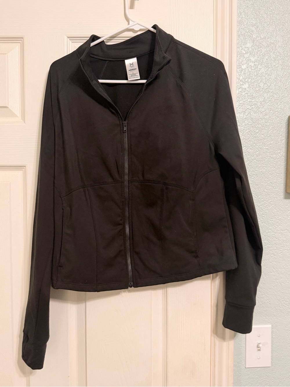 Members Mart Black Women's Full-Zip Jacket Women’s US L
